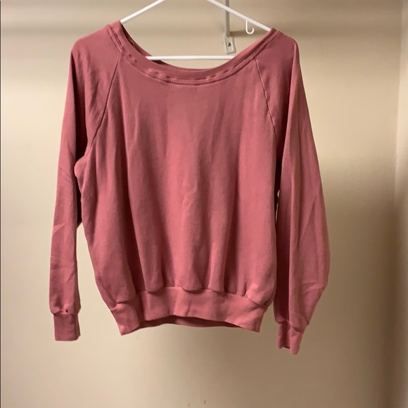 VS PINK off shoulder long sleeve shirt - Picture 2 of 2